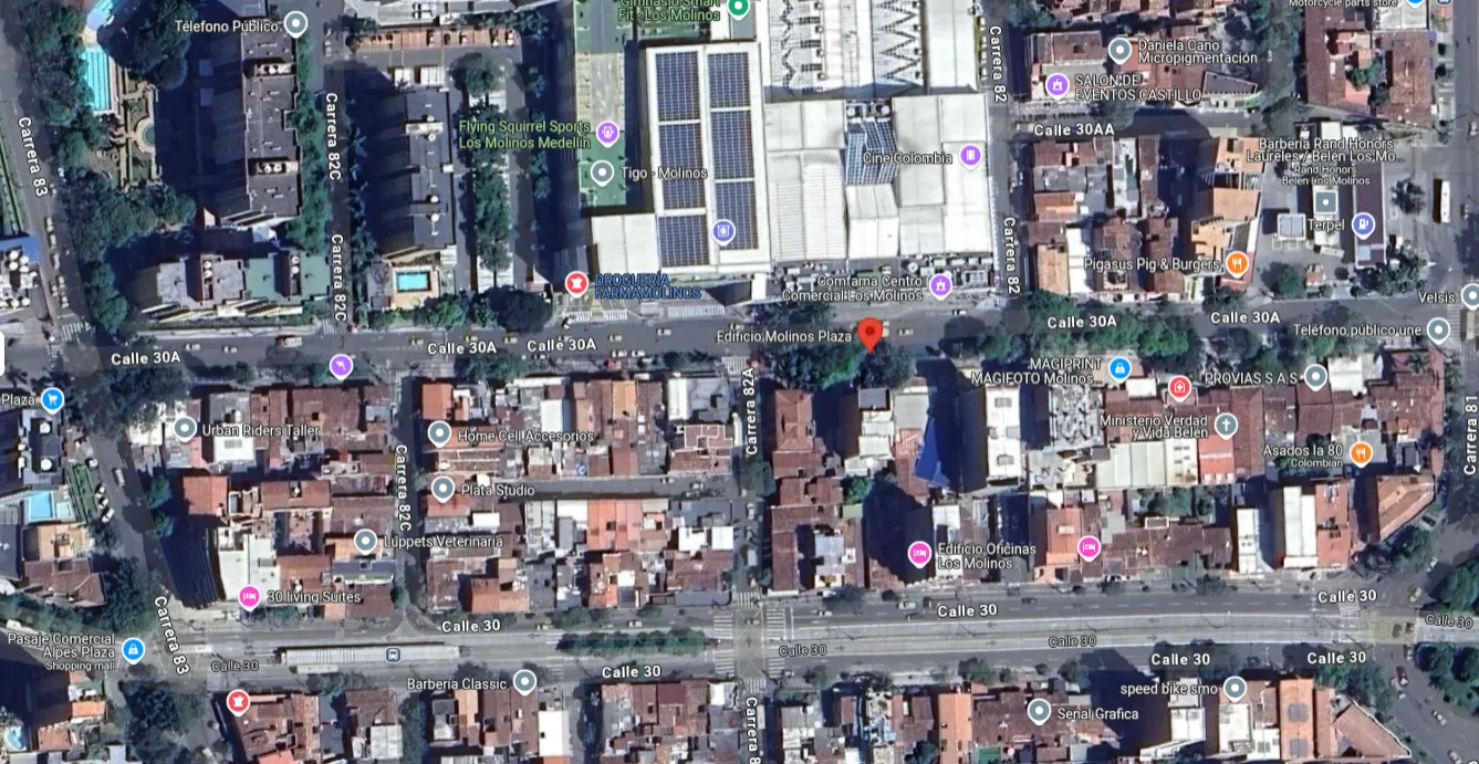 Molinos Plaza en Google Maps